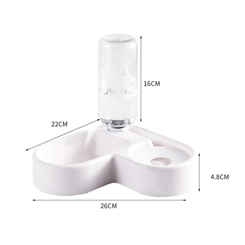 2-in-1 Pet Feeding & Water Bowl
