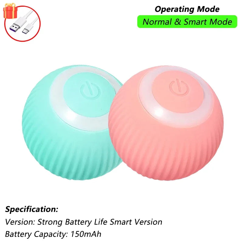 Interactive Rolling Ball — Smart Pet Toy