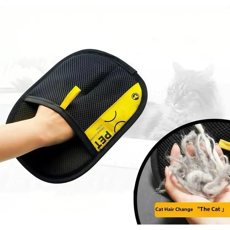 Pet Grooming Gloves — Electrostatic Lint Remover