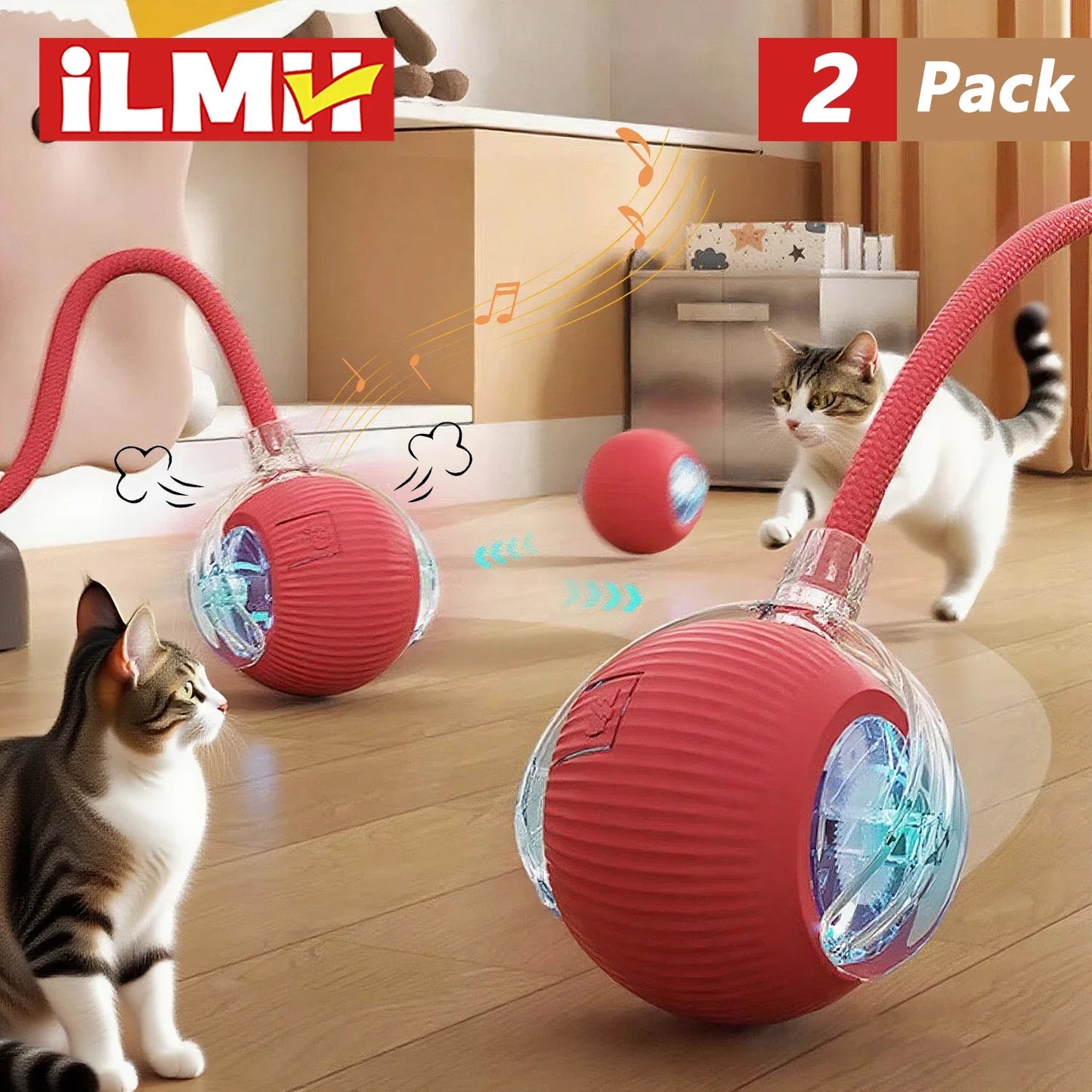 Interactive Rolling Ball — Smart Pet Toy