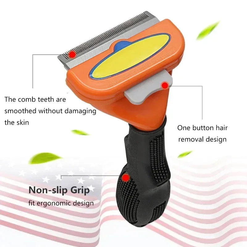 Deshedding Grooming Comb for Dogs & Cats
