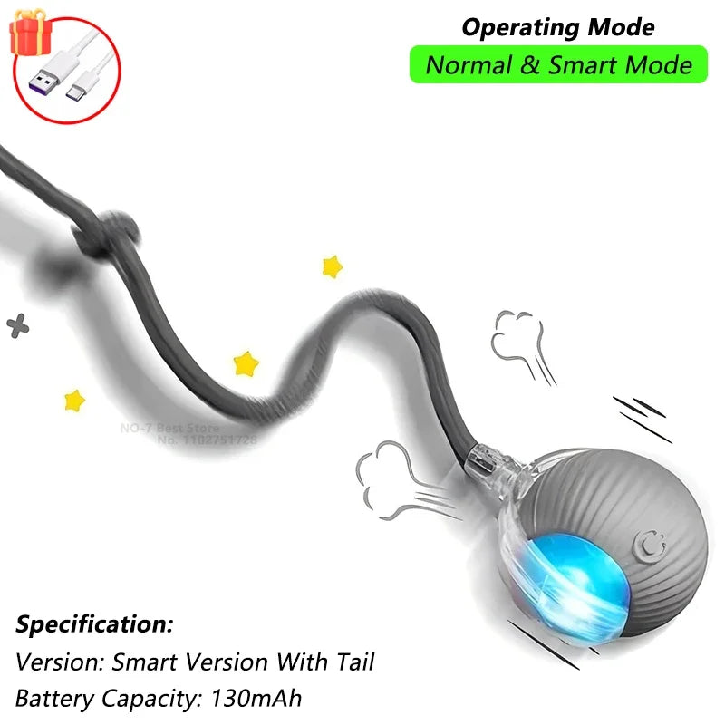 Interactive Rolling Ball — Smart Pet Toy