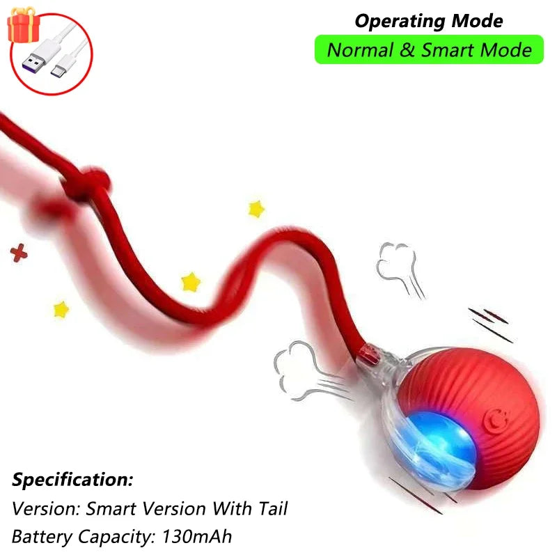 Interactive Rolling Ball — Smart Pet Toy