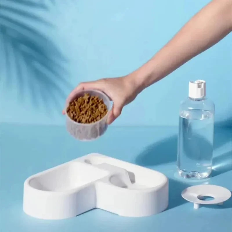 2-in-1 Pet Feeding & Water Bowl