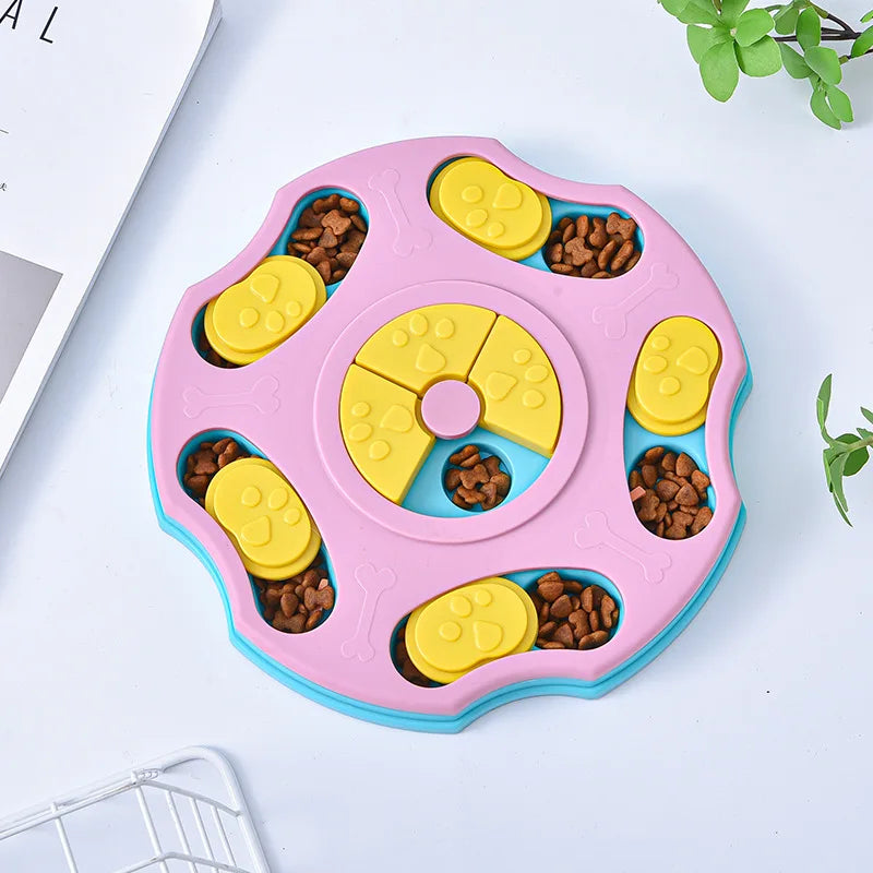 Dog Puzzle Feeder — Slow Feed & IQ Bowl