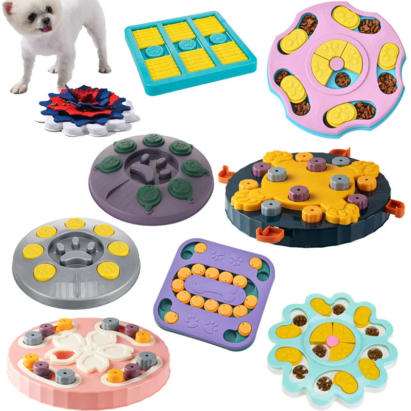 Dog Puzzle Feeder — Slow Feed & IQ Bowl