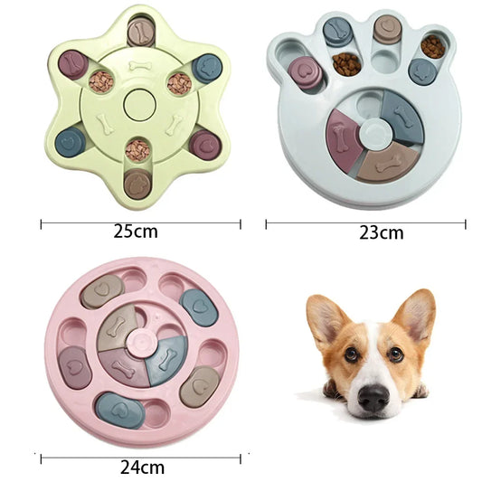 Dog Puzzle Feeder — Slow Feed & IQ Bowl