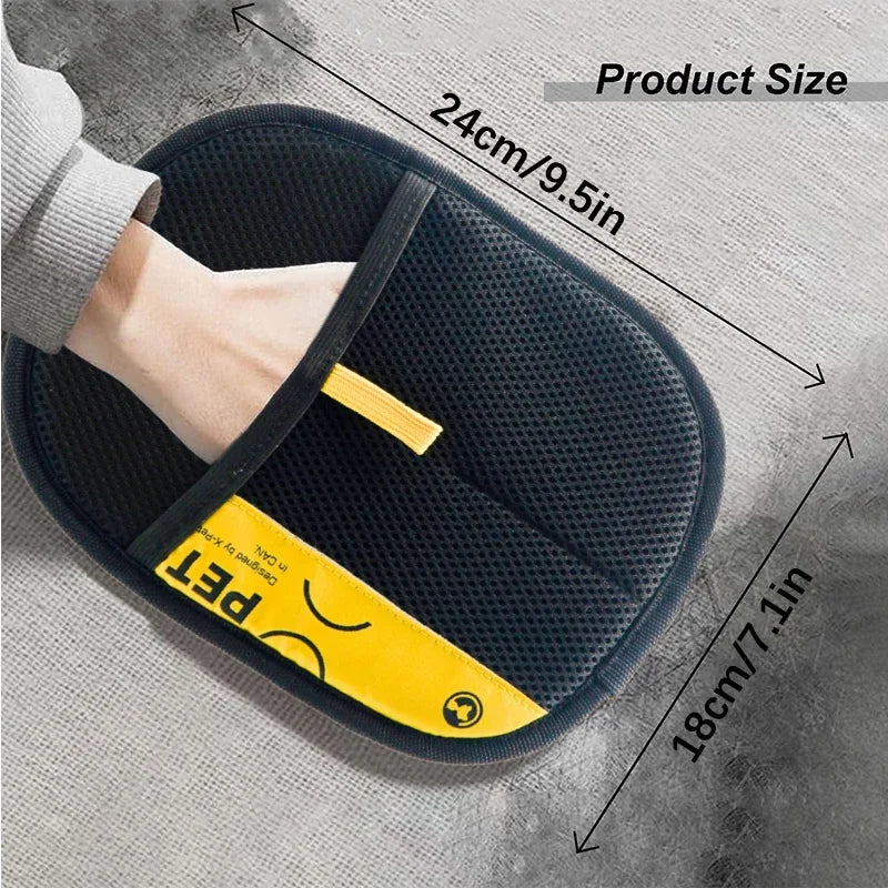 Pet Grooming Gloves — Electrostatic Lint Remover