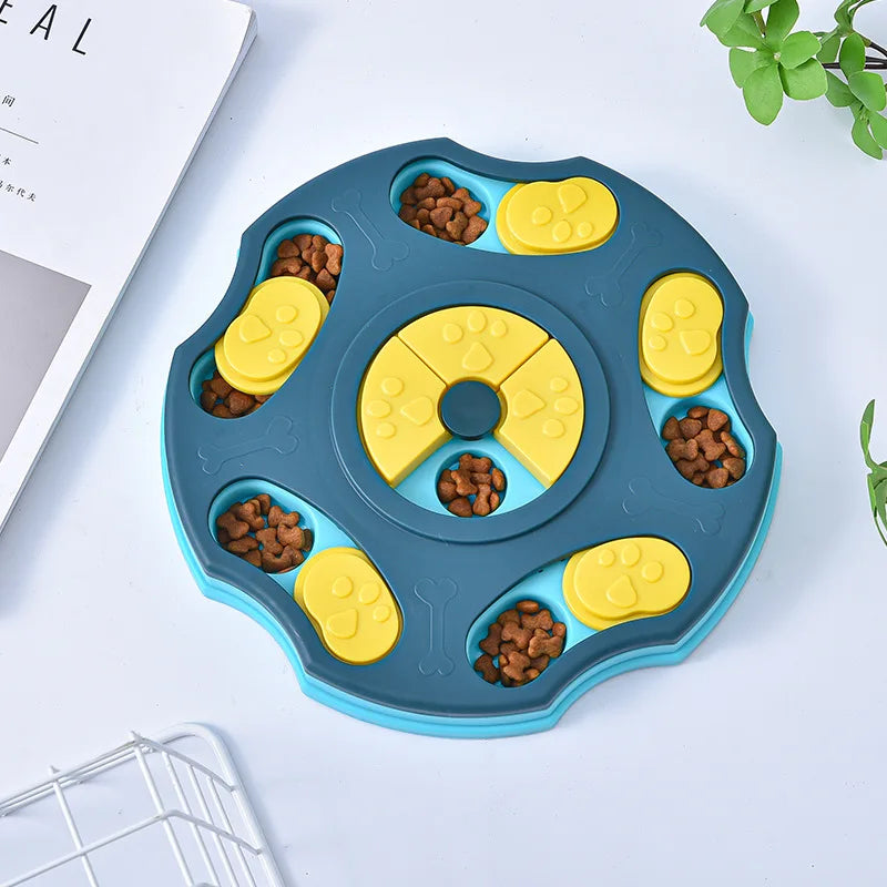 Dog Puzzle Feeder — Slow Feed & IQ Bowl