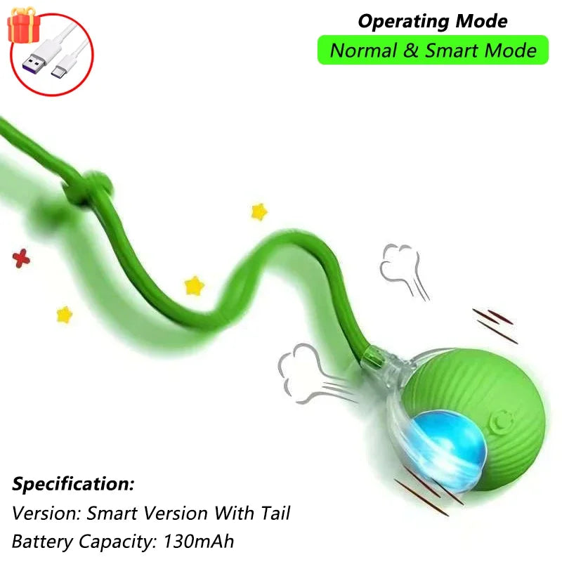 Interactive Rolling Ball — Smart Pet Toy