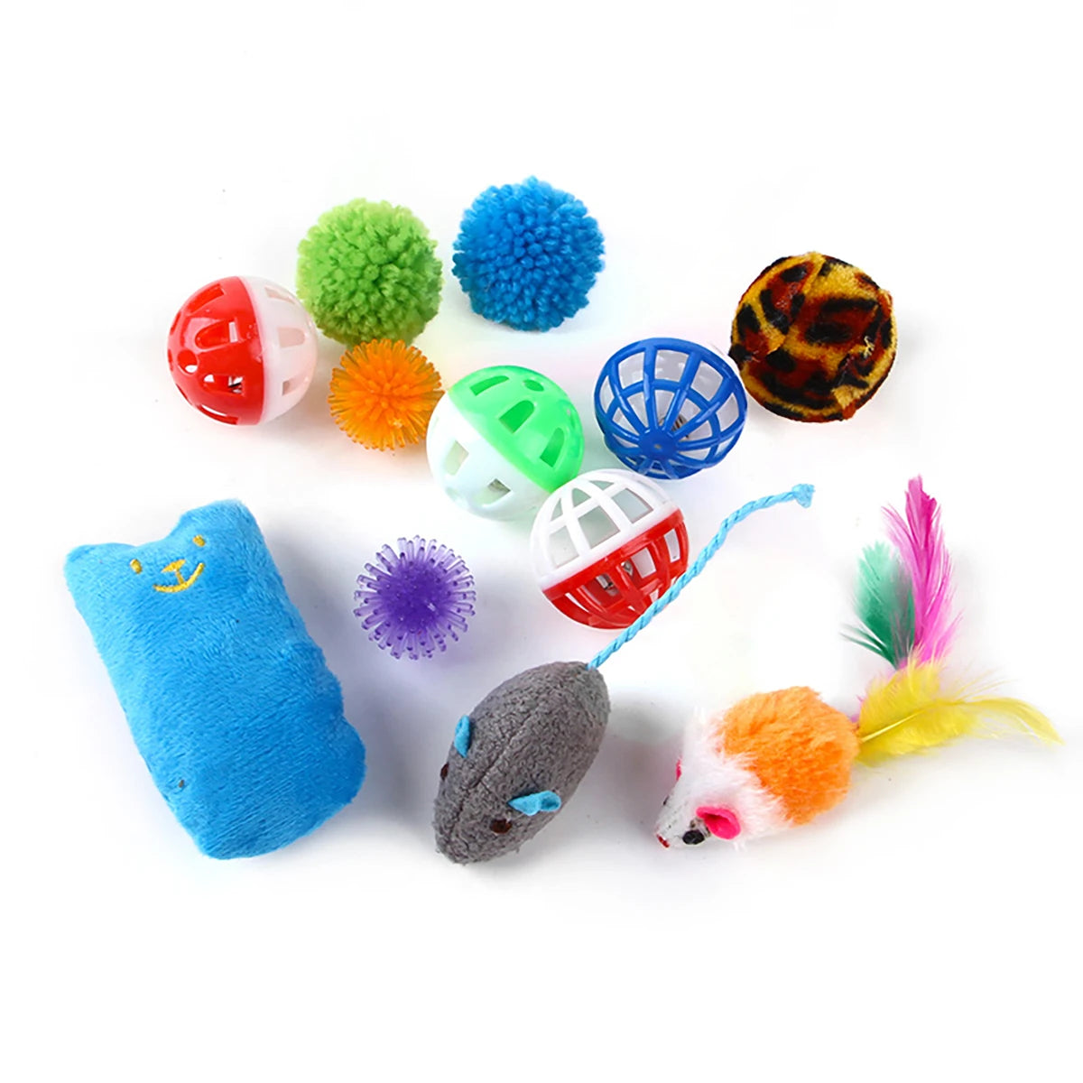 Cat Toy Variety Set — Wands, Balls & More