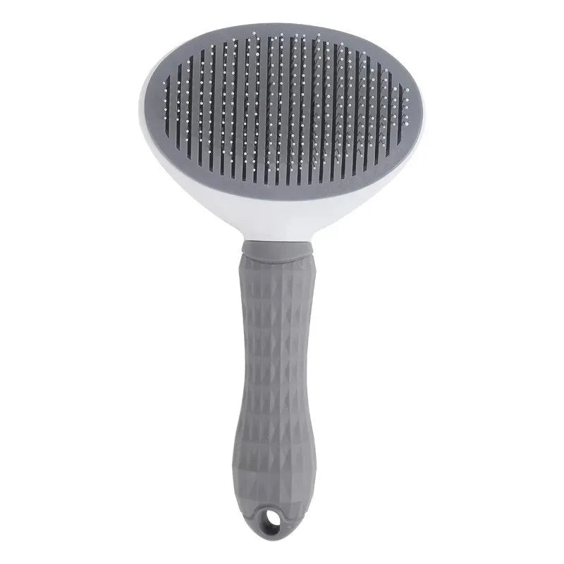 Self-Cleaning Pet Brush — One-Click Hair Release