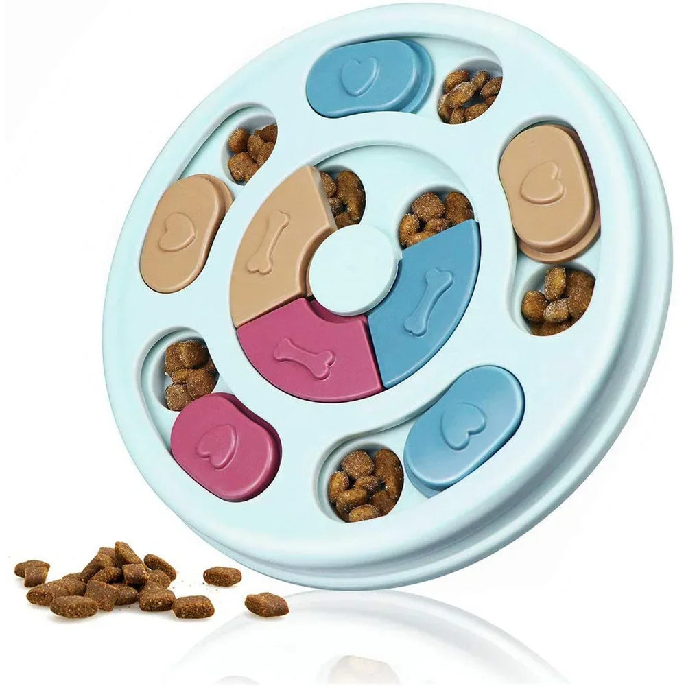 Dog Puzzle Feeder — Slow Feed & IQ Bowl